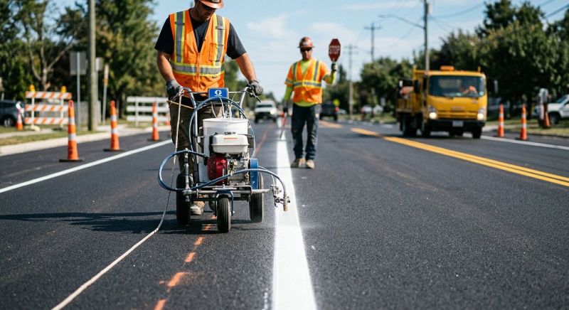 Asphalt Marking in Savannah, GA