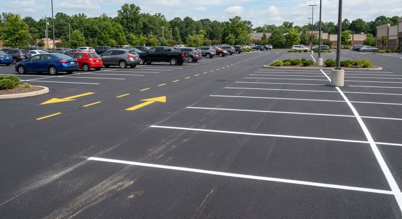 Parking Area Striping in Canton, GA