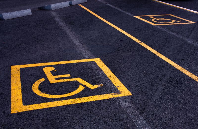 Disability Parking Marking in Katy, TX