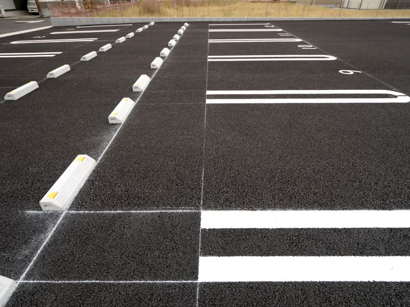 Striped Parking Rows