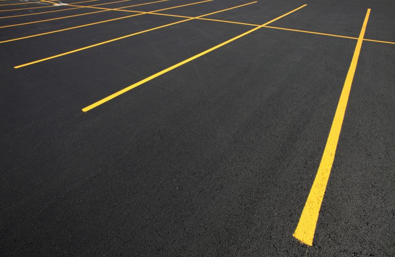 Fresh Parking Lot Striping